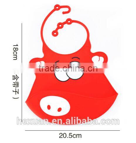 Eco-Friendly Cheap Custom Adult Blank Triangle Crochet Silicon Baby Bib