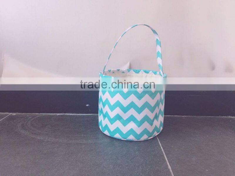 Monogrammed Polka dot Easter bucket