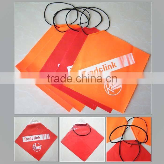 custom printed orange flag
