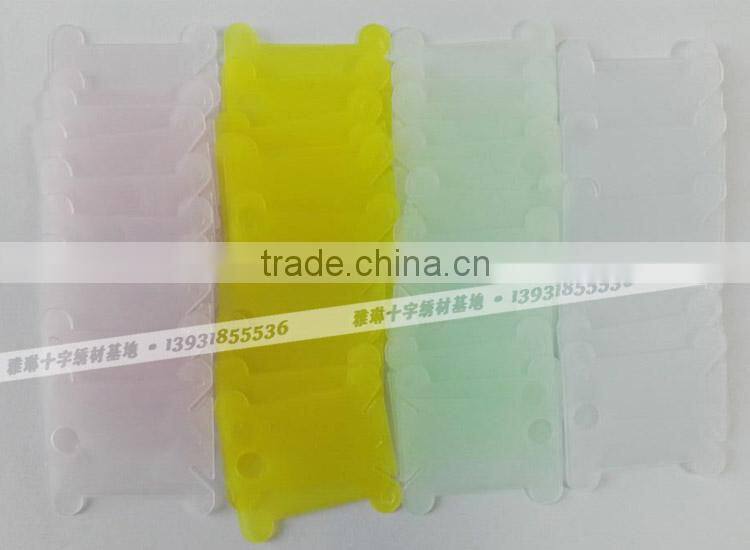 Embroidery Plastic Floss Bobbins thread coiling craft colorful card plastic shapes tools cross stitch sewing embroidery