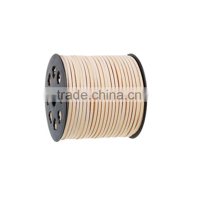 Khaki Faux Suede Velvet Jewelry Thread Cord