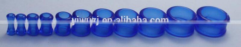 2014 Round Ear Plugs Fack ear Tunnel Acrylic tapers body piercing jewelry