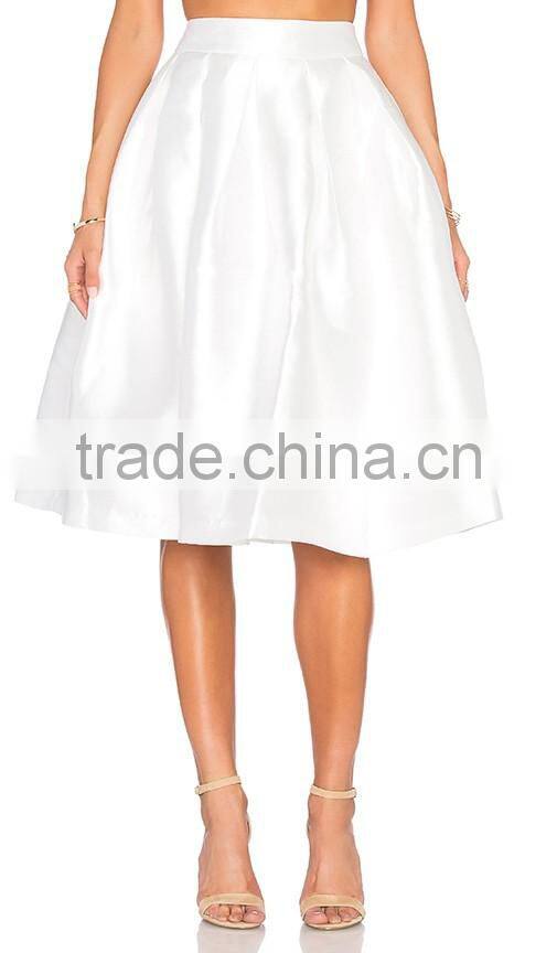 Women Casual Cheap White A-line Skirts Long Skirts New Ladies Fashion Wear A-line Skirts For Women