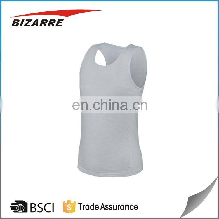 Low Cut Tank Tops Running Singlet Custom Design