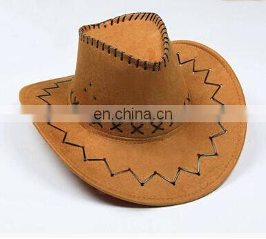 Fashion Cheap Multicolor Felt Leather Straw Cowboy Hat
