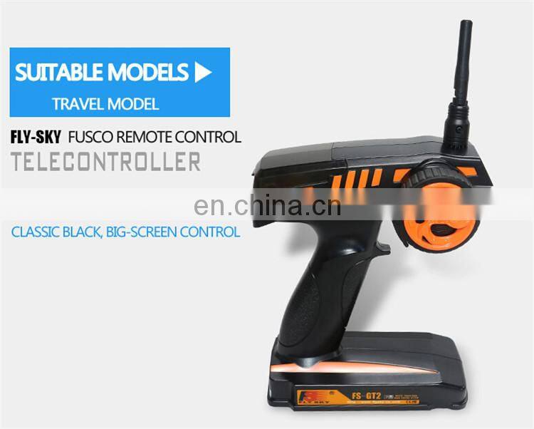 Fly Sky FS-GT2 2.4GHz 2CH Transmitter & Reciever System rc transmitter fly sky