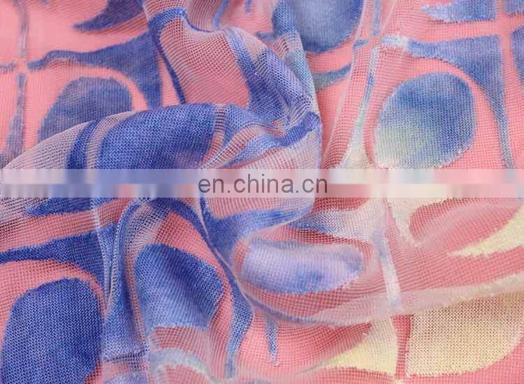 China Textile Customized design colorful dyed polyester rayon spandex fabric