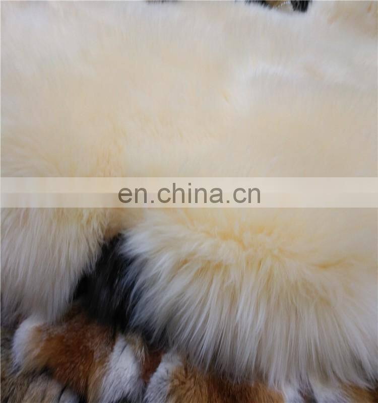 High quality palomino Australia sheep fur backrest fur cushion cover rug