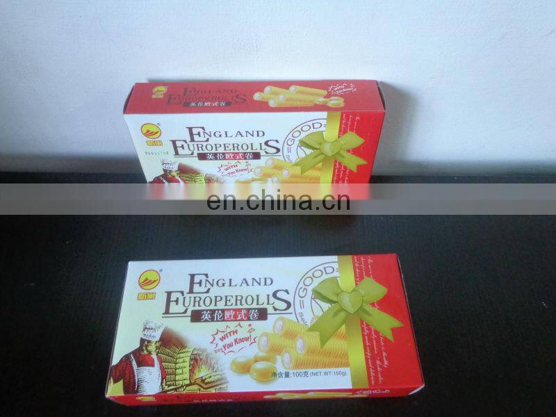 Factory directly !Promotional Customized lovely red paper box with gold stamp