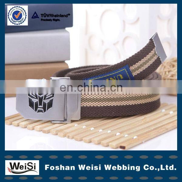 2013 Fashion Casual Military Transformers Nylon Webbing Belt
