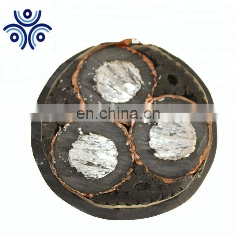 10KV 3 core 70mm2 150mm2 xlpe insulated steel tape aluminum cable