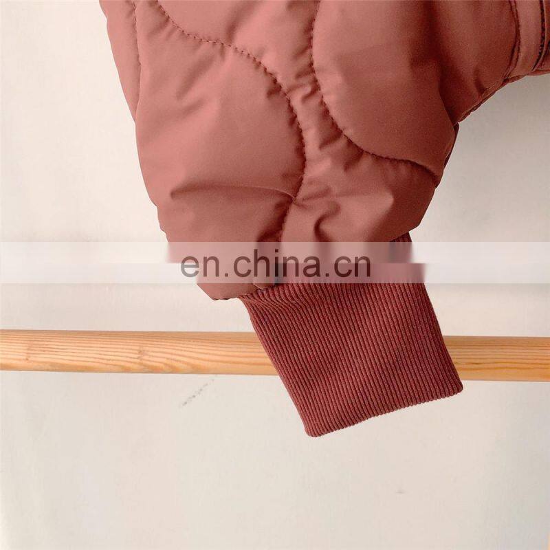 Toddler Cotton Romper Baby Winter Coat Zipper Long Sleeve Cute Baby Snowsuit 2020 Hoodie