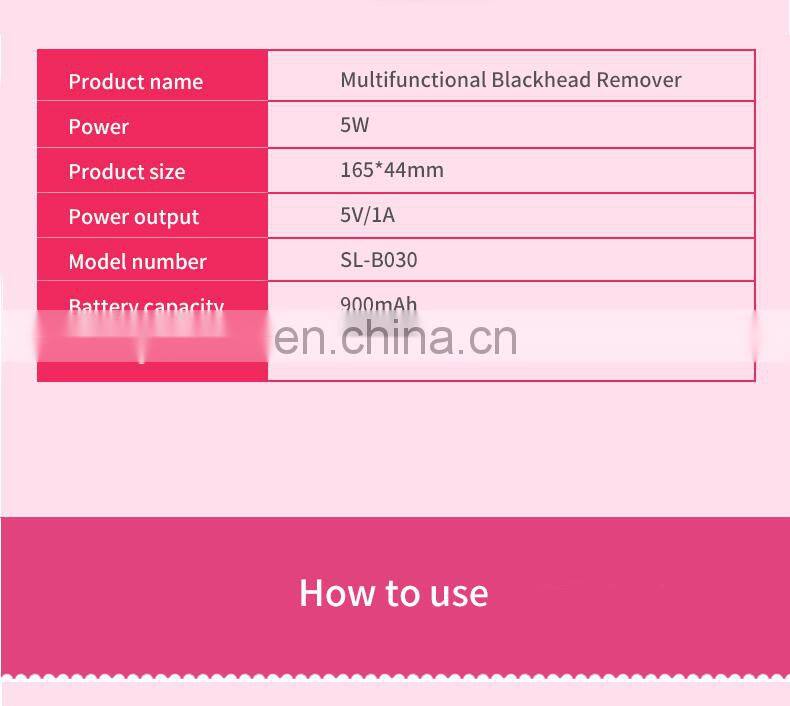 blackhead remover acne comedone cleaner vacuum Exfoliating machine for beauty