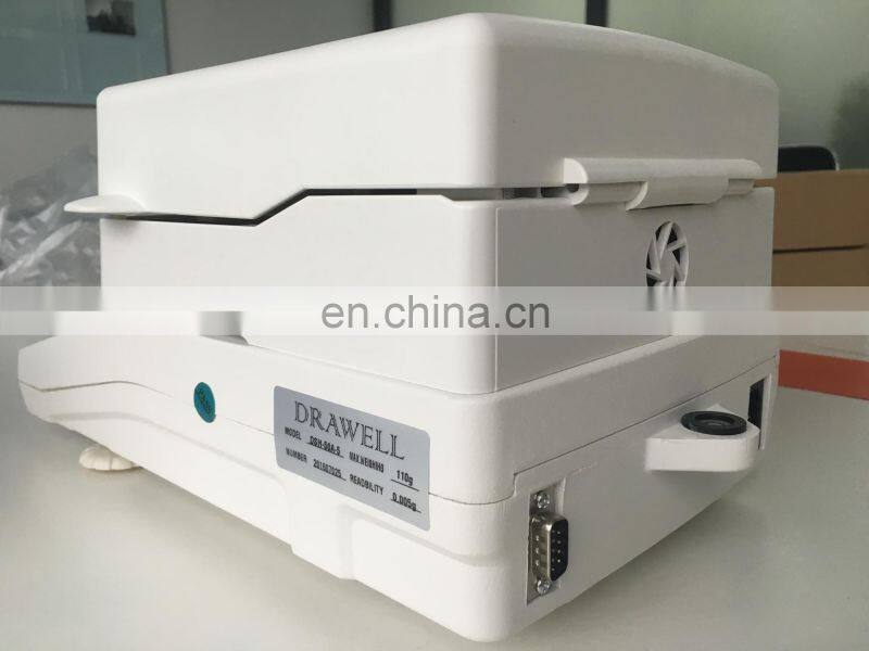 DW-102MW Halogen digital plastic moisture balance meter for food