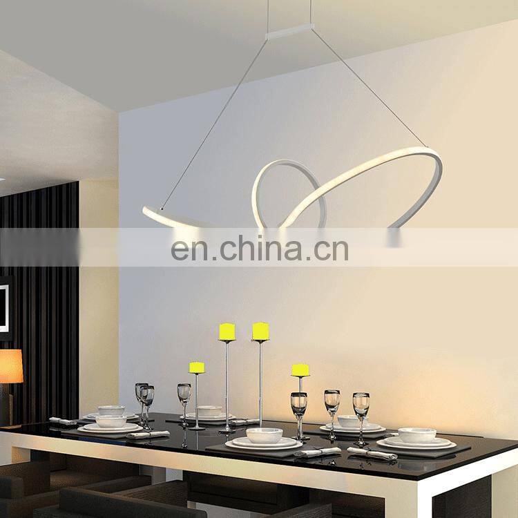 Tpstarlite Factory Direct Unique Shape Gold Custom Living Room Modern Pendant Lighting Chandelier