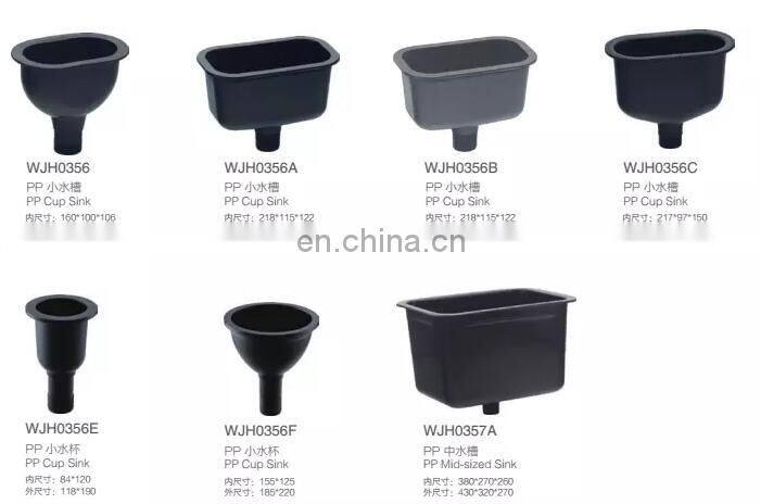 Durable Resistant Lab Fittings Chemical PP sink price