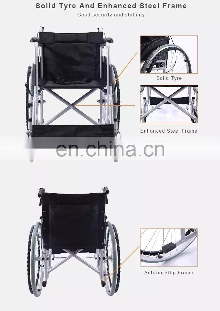 Folding portable lightweight wheelchair supplier wheelchair 809