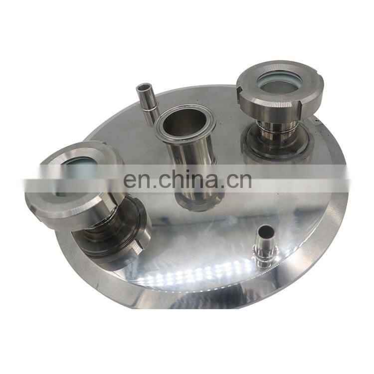 Hemispherical Lid tri-clamp End cap extractor end cap Lid