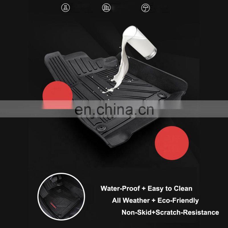 All Weather Car Mats Anti-Slip Car Floor Mats 3D Rubber Car Floor Protection Mat for COROLLA 2014