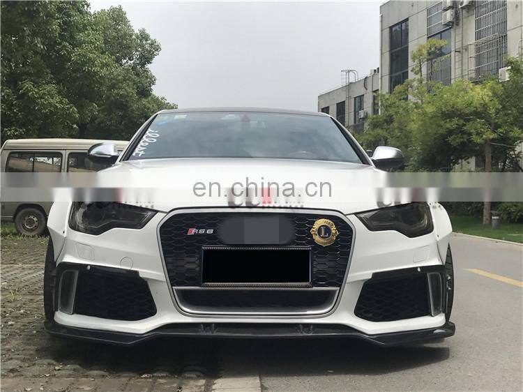 wide body kit for Audi A6 car parts with diffuser