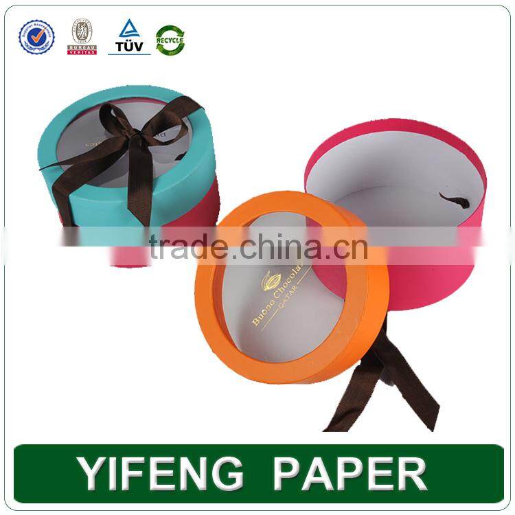 custom cardboard paper PVC window small product packaging box