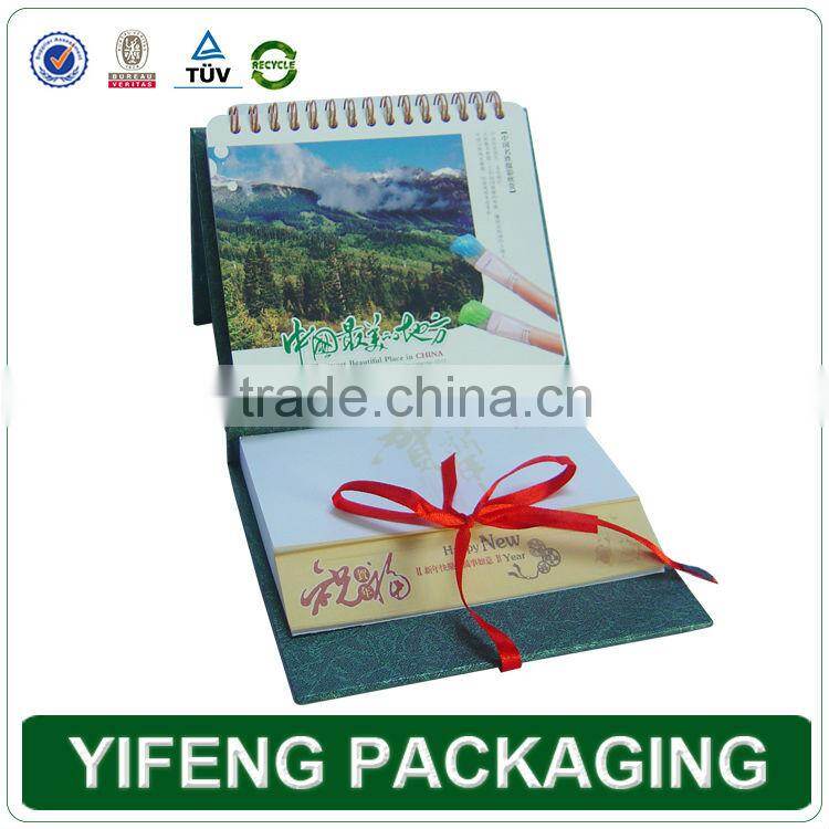China Hardcover Custom Pop Up Calendar Printing