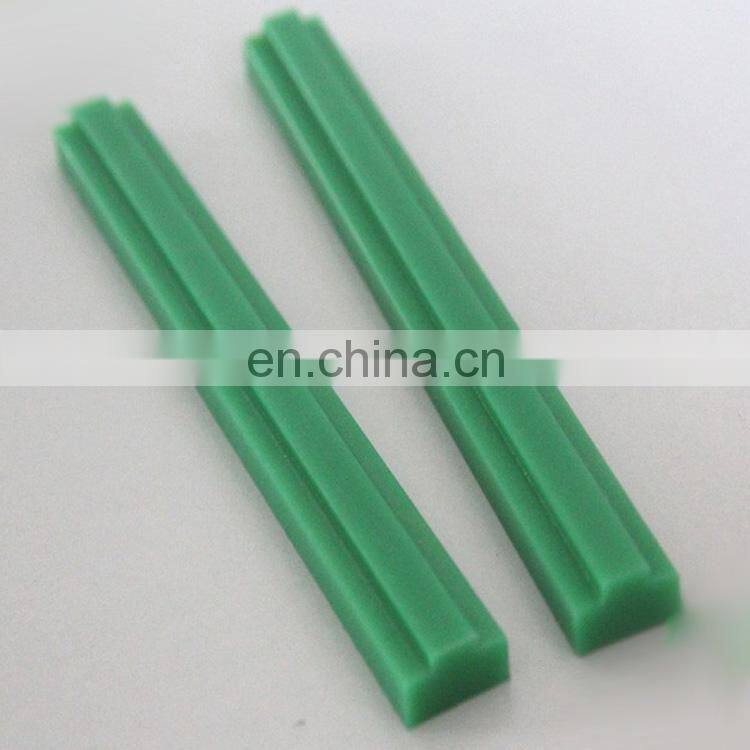 Abrasion Resistance UHMW-PE Plastic Guide Rail / Slide Way for Engineering