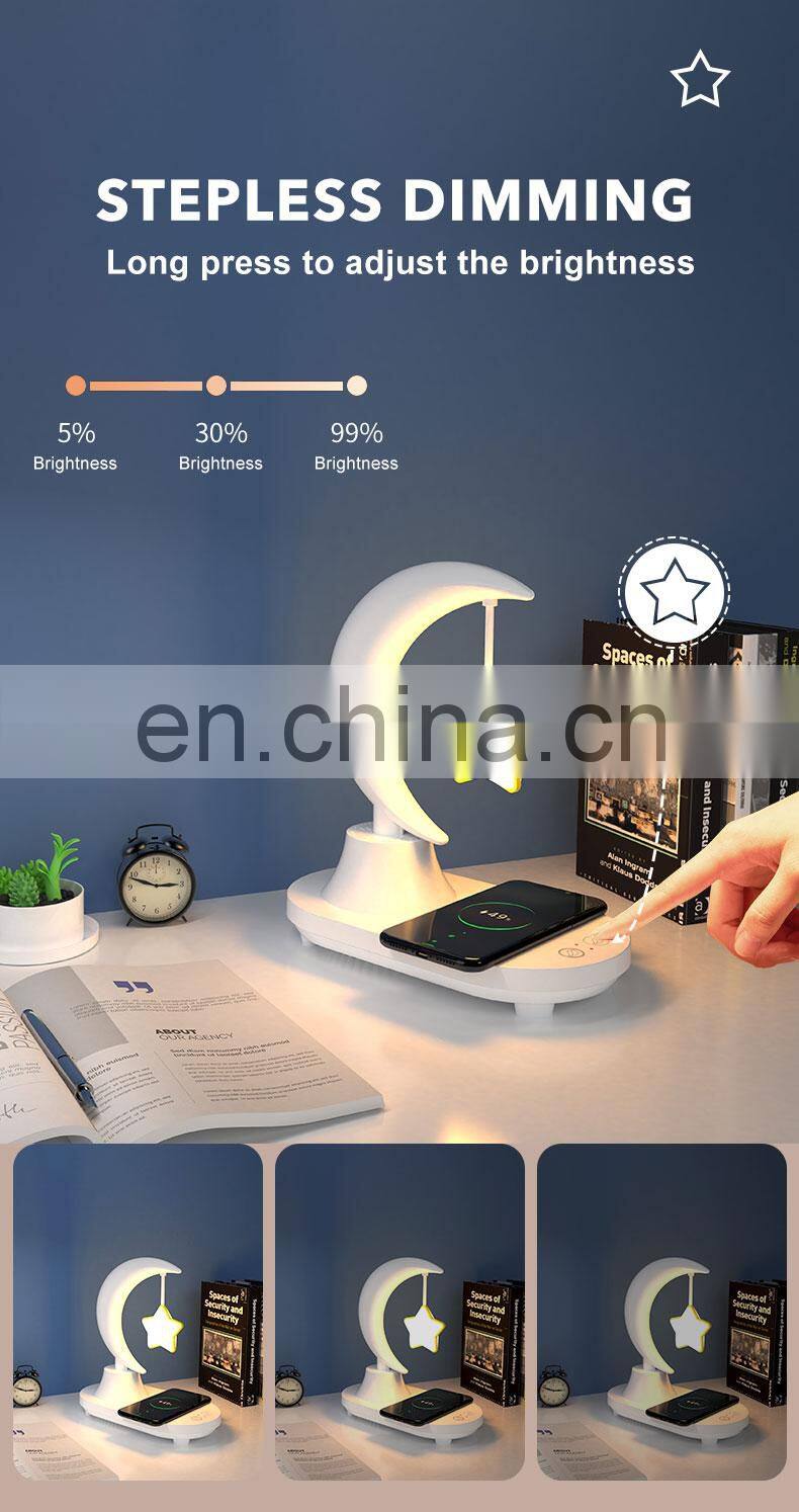 Rechargeable 7 Color Rgb Multifunctional Kids Night Light Wireless Bt Speaker Hifi Music Usb Portable Led Children's Night Light