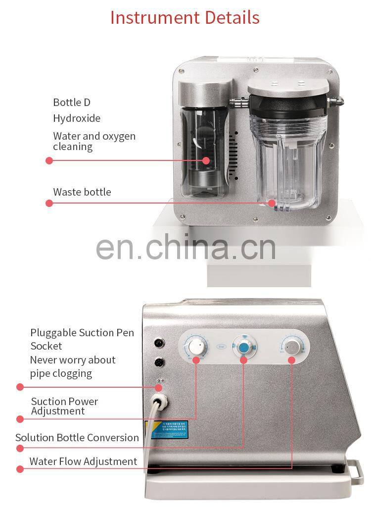 9 IN 1 Hydrogen Oxygen Jet Small Bubble Instrument Facial Cleansing Hydration Face Lift Activate Collagen Skin Care Machine