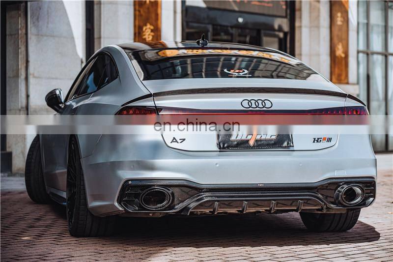 Runde New Arrival Kits For Audi A7 Upgrade Bctxw Style Carbon Fiber Body Kit Front Lip Rear Lip Spoiler