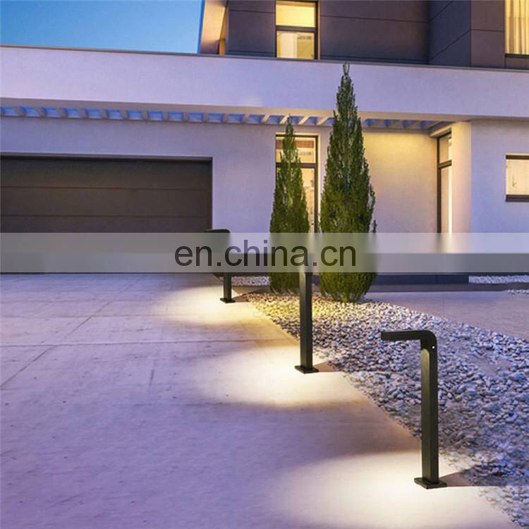 Outdoor Garden Pathway Pole Bollard Light Aluminum Landscape Courtyard Villa Lawn Lamps Park Street Porch Pillar Light