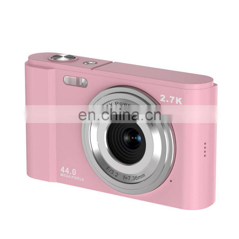 2.7K 44MP 16X Digital Zoom 700mAh Lithium Battery Photo Digital kids video Camera made in China