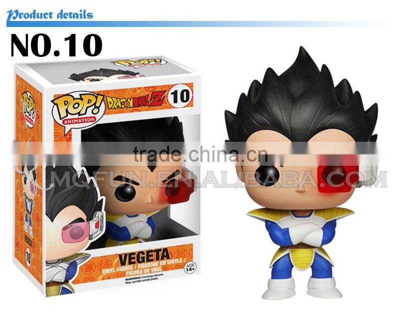 Mini Qute Funko Pop 5 styles Anime Dragon ball Perfect Cell Goku super hero action figures cartoon models educational toy