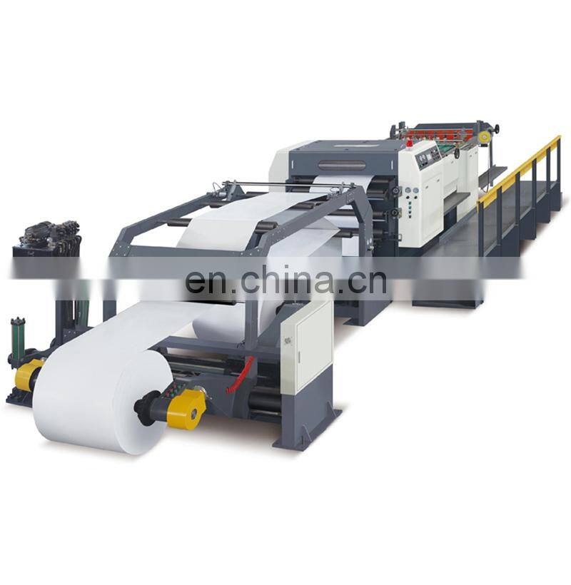 UGM1700A AC SERVO 2 Reel Corrugated carton Paper roll to sheet cutter with photoelectric tracking system