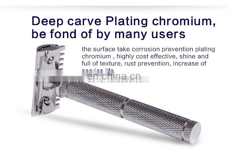 China high quality zinc alloy safety razor manufacturers Trousse de maquillage