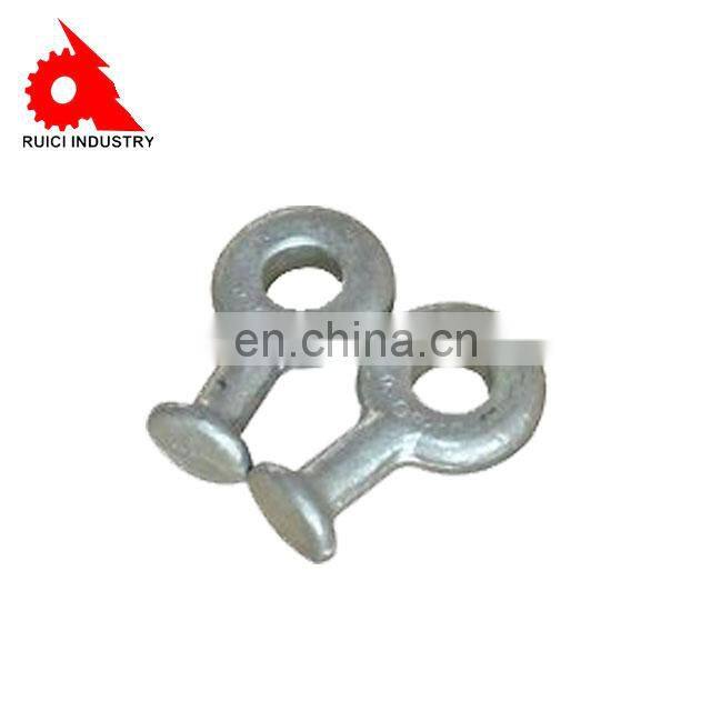 power pole line stainless steel rod clevis self-locking hook pins