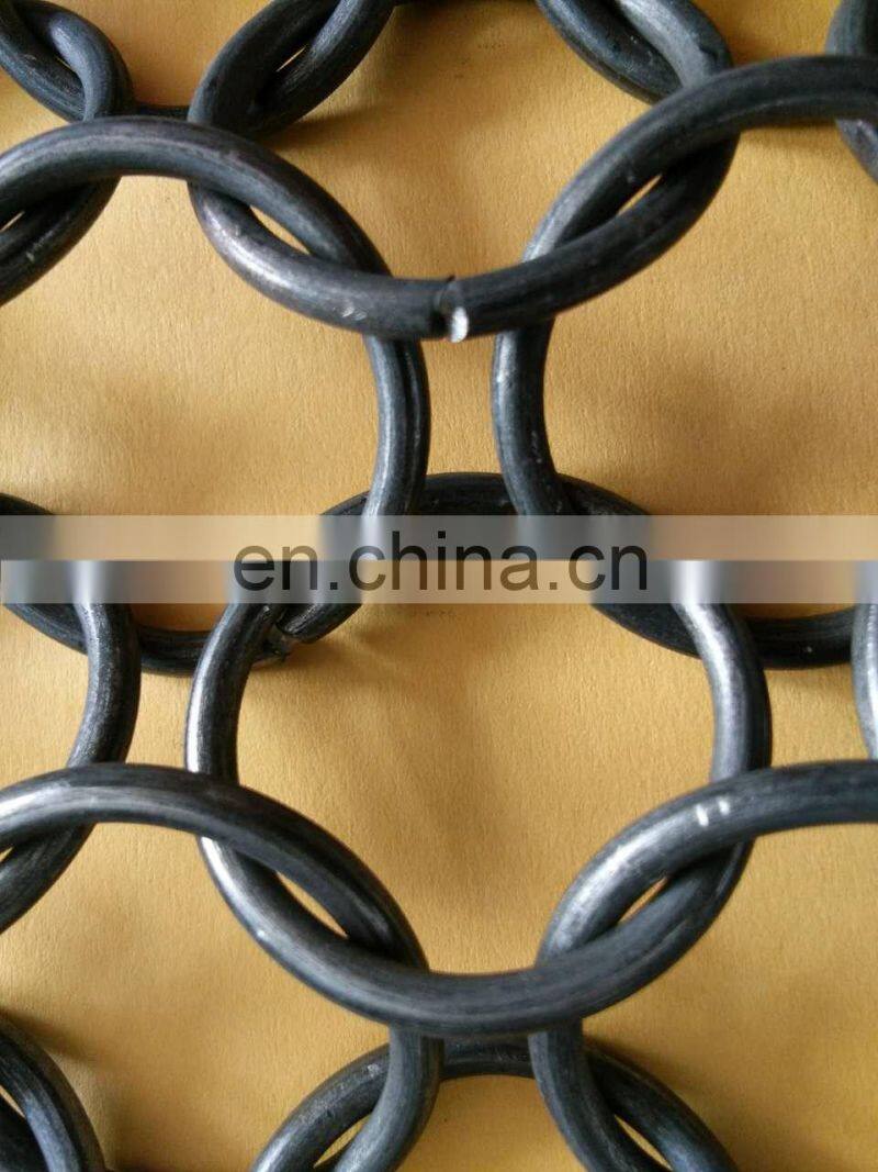Stainless Steel Decorative Metal Chain Braid Ring Mesh