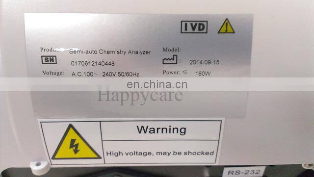 HC-B008 semi-auto chemistry analyzer with High Quality original  in a low price