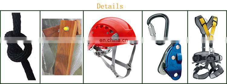 Team Building Adventure Climbing Ropes Course Outdoor Adult Obstacle Rope Course Equipment