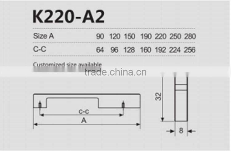 Recessed Pull Handle Foshan Aluminum Handle With Screw