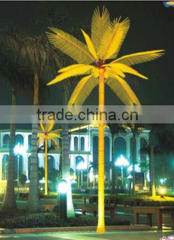 2014outdoor&indoor artificial coconut led tree light/artificial LED coconut tree light- LED tree branch light