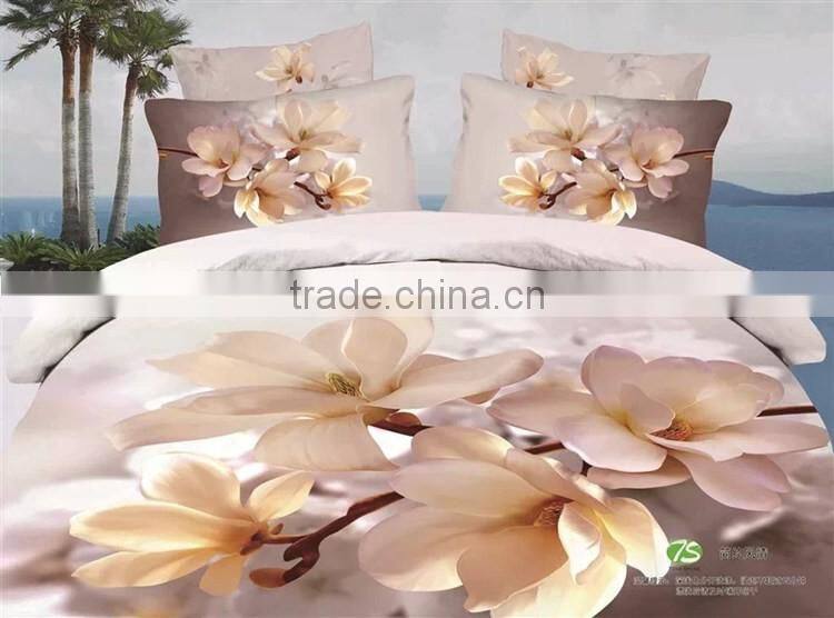 Digital printing cotton silk polyester fabric