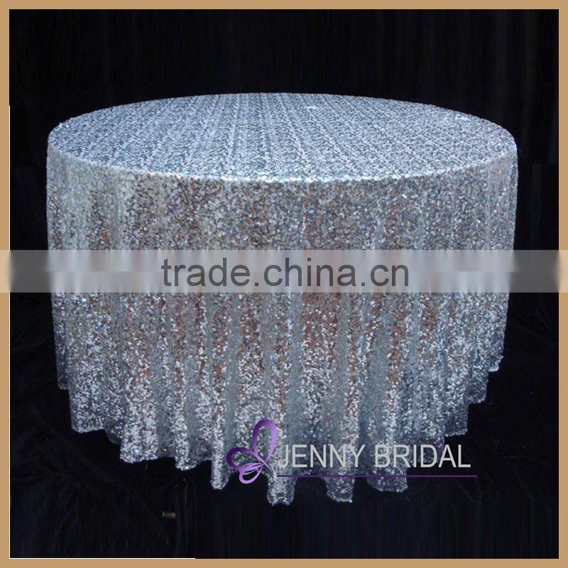 SQN#01B Jenny Bridal Wedding Decoration Wholesale Sequin Tablecloths