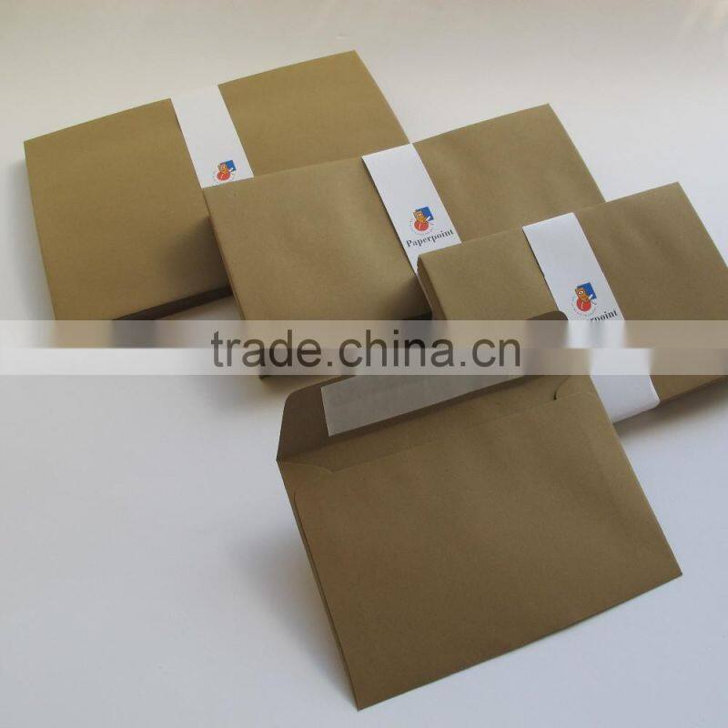 Kraft wedding invitation envelope card