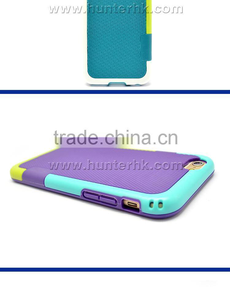 Double Color TPU Frame Jelly Case For 6G 4.7 Inch