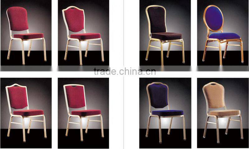 Cheap Stacking hotel restaurant used price steel banquet chair