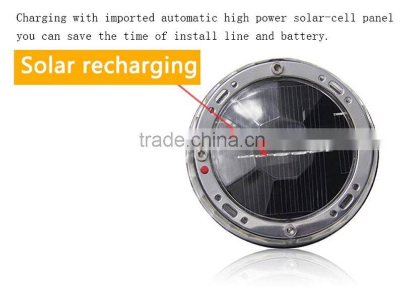 Car Styling!4pcs Solar Energy Power LED Car Wheel Led Solar Powered shinning wheels hub light waterproof