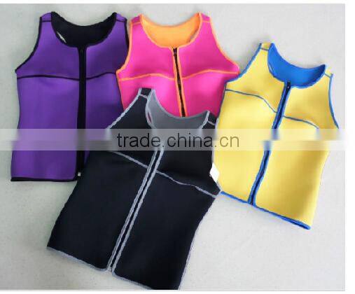 Custom thermal sweat vests neoprene slimming suit hot body shaper shapewear suit