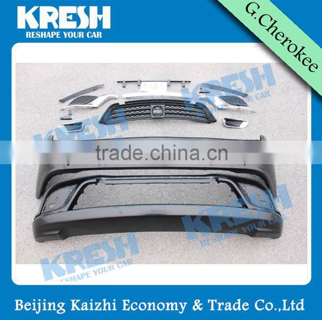 Untility high quality Summit front bumper kit for Grand cherokee with TEO material and black color