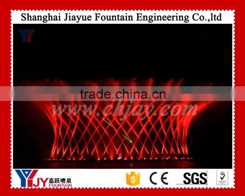 Large Digital Music Fountain in the sea